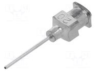 Needle: steel; 0.5"; Size: 20; 0.6mm; stainless steel FISNAR