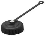 SEALING CAP, CONNECTOR, BLACK