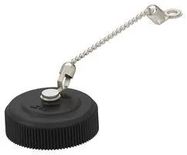 SEALING CAP, CONNECTOR, BLACK