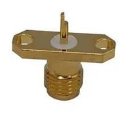RF CONN, SMA, FLANGE JACK, 50 OHM, PANEL