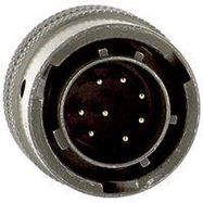 CIRCULAR CONNECTOR PLUG, SIZE 12, 8POS, CABLE