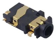 PHONE AUDIO CONN, R/A JACK, 6POS, 2.5MM