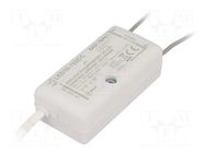 Power supply: switching; LED; 10W; 2÷15VDC; 700mA; 185÷265VAC; IP40 GOVENA