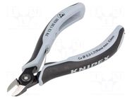 Pliers; side,cutting,precision; ESD; 125mm; with small chamfer KNIPEX