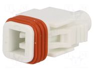 Connector: wire-wire/PCB; plug; female; E-Seal 572; 300V; PIN: 1 EDAC