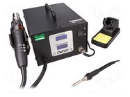 Station: hot air; digital,with push-buttons; 900W; 100÷500°C SOLDER PEAK