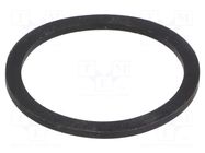 Gasket; EPDM; Thk: 2mm; Øint: 39.8mm; Øout: 46mm; M40 BM GROUP