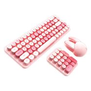 MOFII Wireless Keyboard+Numeric Keypad+Mouse 3in1 2.4G (Pink), MOFII