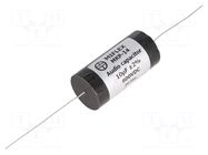 Capacitor: polypropylene; 10uF; 600VDC; ±2%; Ø30x62mm; Leads: axial MIFLEX
