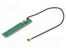 Antenna; GSM; 0dBi; linear; for ribbon cable; 50Ω; 37x7x1mm SR PASSIVES