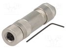 Connector: M8; female; PIN: 3; straight; shielded; for cable; plug LAPP