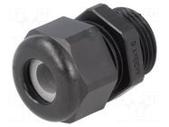 Cable gland; M20; 1.5; IP54; polyamide; black; UL94V-0; HSK-K HUMMEL
