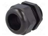 Cable gland; M32; 1.5; IP54; polyamide; black; UL94V-0; HSK-K HUMMEL