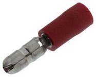 TERMINAL, MALE BULLET, CRIMP, RED