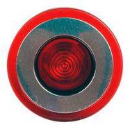 LENS, ROUND, RED, PUSHBUTTON SWITCH