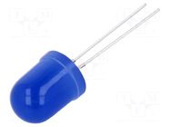 LED; blue; 10mm; blinking; 220÷330mcd; 30°; 3÷5VDC; 20mA OPTOSUPPLY
