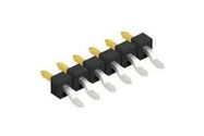 PIN HEADER, R/A, 6POS, 1ROW, 2.54MM, SMD