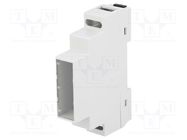 Enclosure: for DIN rail mounting; Y: 90mm; X: 17mm; Z: 65mm; ABS KRADEX