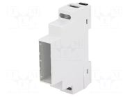 Enclosure: for DIN rail mounting; Y: 90mm; X: 17mm; Z: 65mm; ABS KRADEX