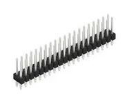 PIN HDR, 40POS, 2ROW, 2.54MM, PRESS FIT
