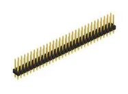 PIN HDR, 62POS, 2ROW, 2.54MM, PRESS FIT