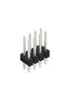 PIN HDR, 8POS, 2ROW, 2.54MM, PRESS FIT