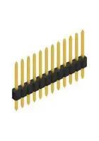 PIN HEADER, 12POS, 1ROW, 1.27MM, THT