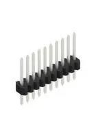 PIN HEADER, 10POS, 1ROW, 1.27MM, THT