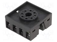 Relays accessories: socket; PIN: 8; for DIN rail mounting LOVATO ELECTRIC