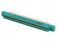 Connector: card edge; PIN: 22; soldering; gold-plated; 3.96mm; 307 EDAC