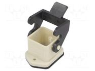 Enclosure for connectors: HDC; size A3; with latch; plastic; IP65 AMPHENOL