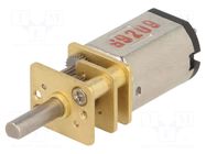 Motor: DC; with gearbox; HPCB; 6VDC; 1.5A; Shaft: D spring; 5: 1 POLOLU