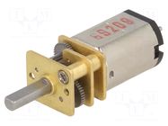 Motor: DC; with gearbox; HPCB; 6VDC; 1.5A; Shaft: D spring; 100: 1 POLOLU