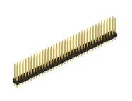 PIN HEADER, 72POS, 2ROW, 2.54MM, THT