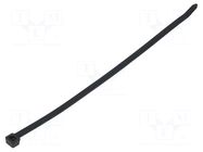 Cable tie; L: 300mm; W: 7.6mm; black; polyamide; 535N; Ømax: 80mm HELLERMANNTYTON