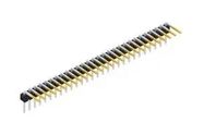 PIN HDR, R/A, 28POS, 1ROW, 2.54MM, THT