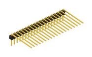 PIN HDR, R/A, 19POS, 1ROW, 2.54MM, THT
