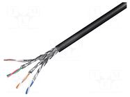 Wire; S/FTP; 4x2x27AWG; 6; outdoor; stranded; CCA; Insulation: PE GOOBAY