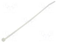 Cable tie; L: 140mm; W: 2.5mm; natural; polyamide; 80N; Ømax: 35mm HELLERMANNTYTON