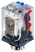 INDUSTRIAL RELAY, 3PDT, 10A, 24V, SOCKET