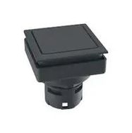 BLANKING CAP, BLACK, IP65, SQUARE COLLAR