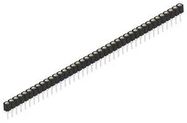 CONN, SIP SOCKET, 40P, 1ROW, 2.54MM, TH