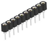 CONN, SIP SOCKET, 10P, 1ROW, 2.54MM, TH
