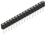 CONN, SIP SOCKET, 16P, 1ROW, 2.54MM, TH