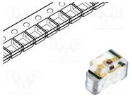 LED; SMD; 0604; yellow; 28÷80mcd; 1.6x1.15x0.6mm; 130°; 2÷2.4V; 20mA LITEON