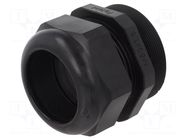 Cable gland; with long thread; M63; 1.5; IP68; polyamide; black HUMMEL