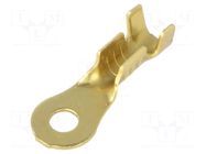 Tip: ring; M3; 1÷2.5mm2; crimped; for cable; non-insulated; brass BM GROUP