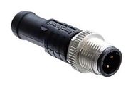 SENSOR CONN, M12, PLUG, 8POS, CABLE
