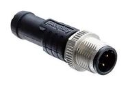 CABLE ASSY, M12 PLUG-FREE END, 1M