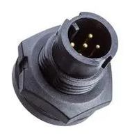 CIRCULAR CONNECTOR, PLUG, 4POS